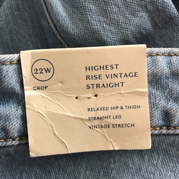 Universal Thread 22w Crop Straight Jeans - Picture 5 of 5